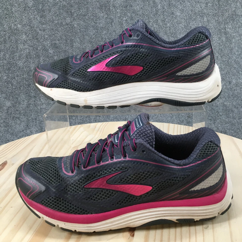 Brooks Shoes Womens 7.5 Dyad 9 Running Cross Training Sneakers Blue Mesh Lace Up - Image 2 of 4