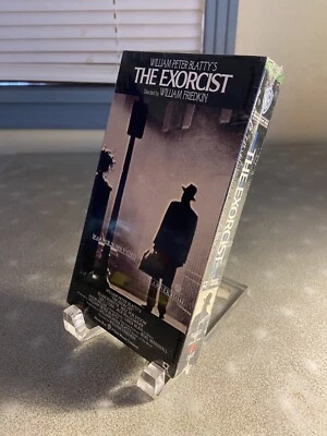 New Sealed Front Cover Watermarks The Exorcist VHS Warner Excorcist 1973 Horror - Image 1 of 4