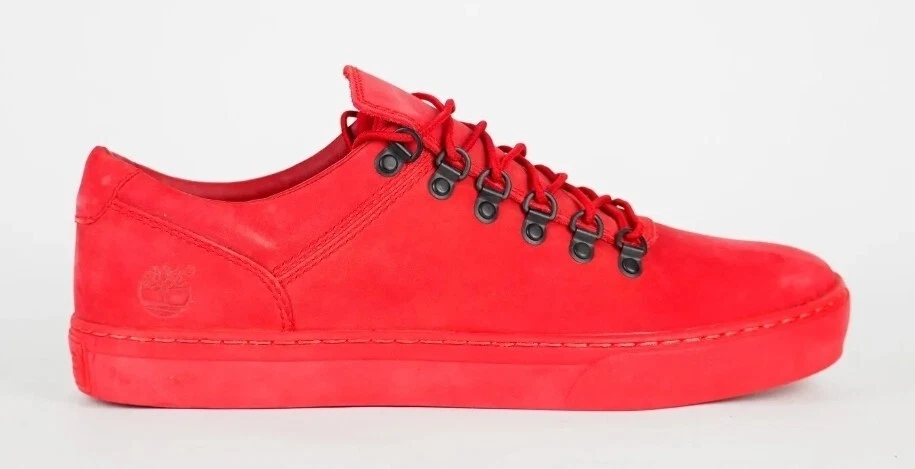 Mens Timberland Adventure 2 Cupsole A17ME Red Leather Trainer Shoe UK 12.5