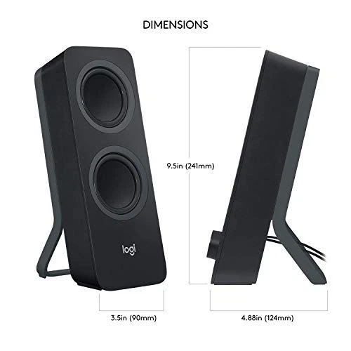 Logitech Z207 2.0 Multi Device Stereo Speaker (Black) - Image 4 of 4