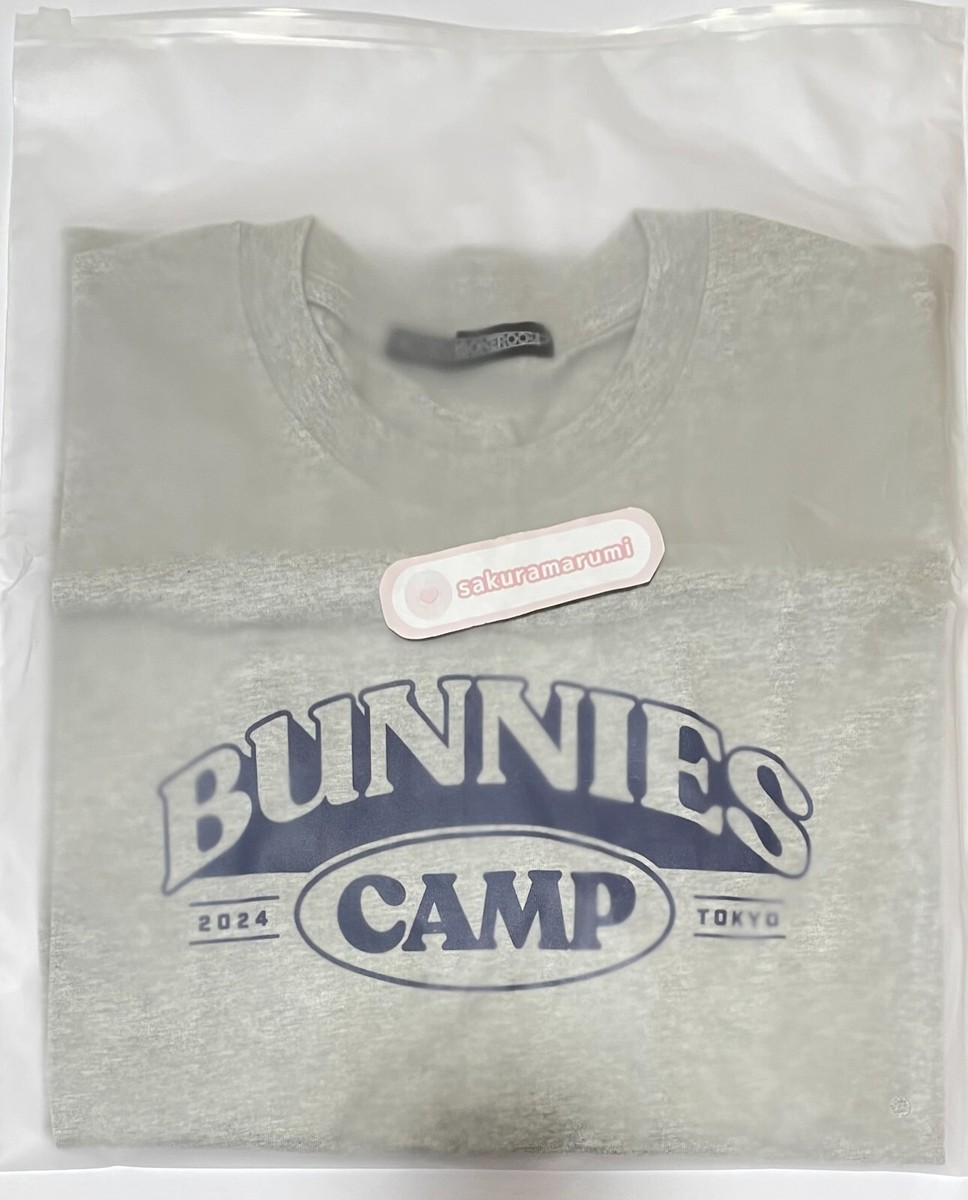NewJeans BUNNIES CAMP 東京ドーム グッズ Tシャツ newjeans bunnies camp 東京ドーム グッズ Tシャツ L - メルカリ