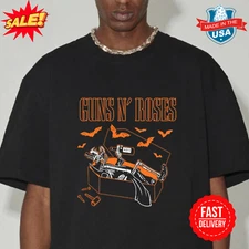 Guns N Roses Halloween Season 2024 Glow In The Dark Robot Classic T-Shirt