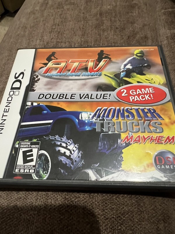 Nintendo DS Game ATV Monster Trucks Mayhem Complete 