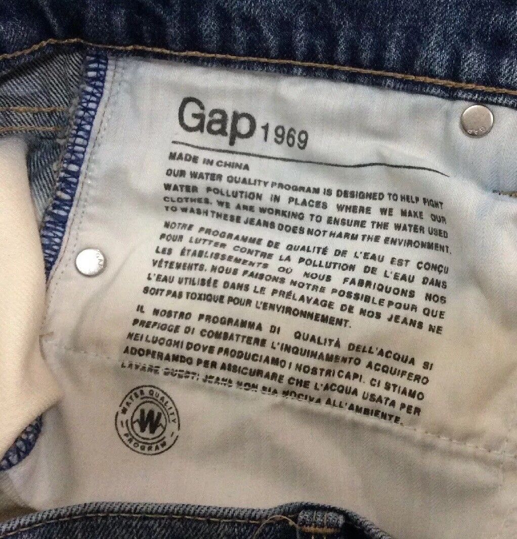 THE GAP 1969 Womens Size 31 Jeans Girlfriend Blue… - image 7
