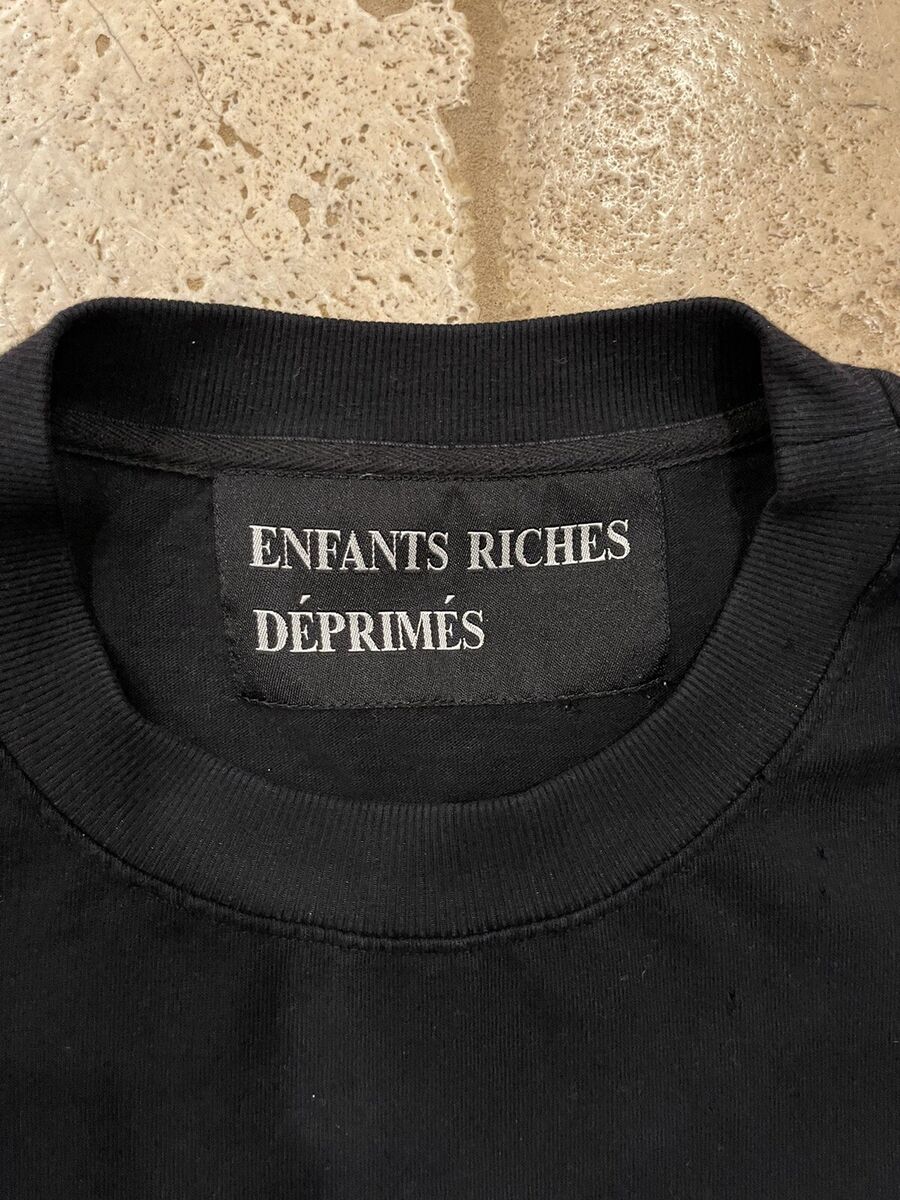 Enfants Riches Deprimes SS17 Wasted Tears / Years Black Tee Enfants Riches Deprimes SS17 Wasted Tears / Years Black Tee