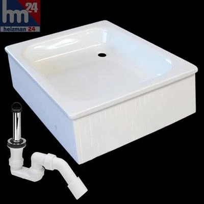 Kaldewei Advantage Sanidusch 90 x 75cm 549-1 Stahl-Duschwanne Komplettset Dusche