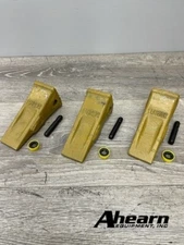 3 PK 1U3202 CAT STYLE Teeth with Pins & Keepers for Dirt Digging Buckets J200