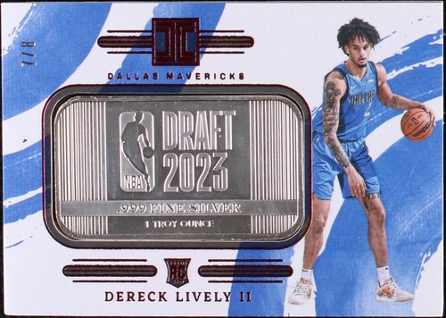 2023 IMPECCABLE #105 DERECK LIVELY II AUTOGRAPH PATCH RC 