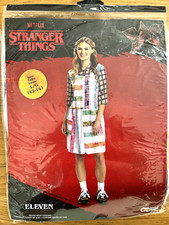 Stranger Things Deluxe 11 Eleven S4 Adult Costume Large L 12-14 Disguise