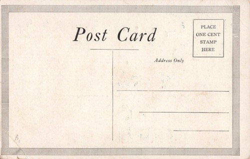 FW Woolworth Co. Werbe Postkarte Musikabteilung Comic um 1920 B9 - Bild 2 von 2