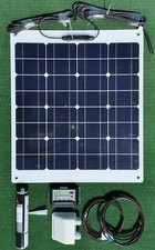 50 WATT Dual battery SOLAR PANEL kit VW CAMPER CARAVAN BONGO 50W t25 t4 t5 BOAT