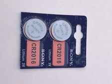 2 SONY  CR2016 DL2016 CMOS Lithium 3V Watch Battery Ships FREE from USA!