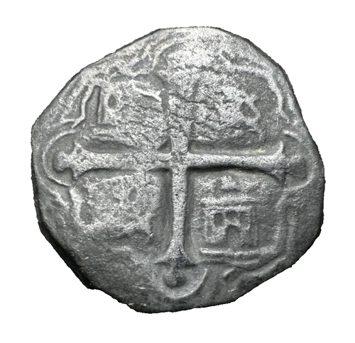4 Reales Cob Spanish, Silver Coin Treasure (OMP mark) - Picture 6 of 8