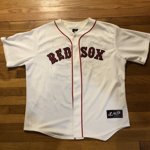 Vtg Majestic Adrian Gonzalez Boston Red Sox #28 Mens MLB Team Stitched Jersey XL - Picture 2 of 21