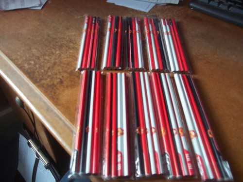 10 X Manchester United 4 Pencil sets Est 1878 FREE POST JOB LOT
