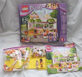 LEGO FRIENDS: Heartlake Hair Salon 41093, Juice Bar 41035 Complete + Manual, Box