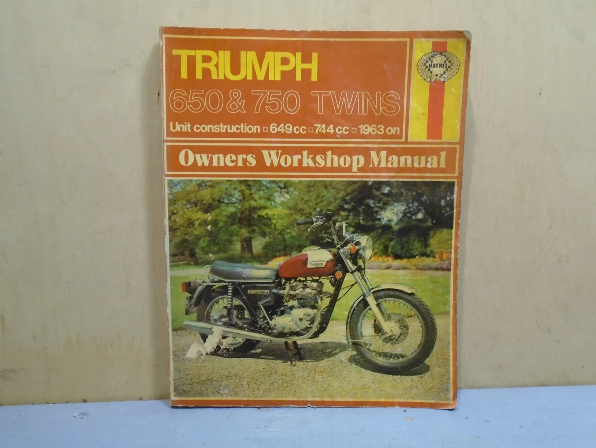 25+ Triumph Motorcycle Service & Repair Manuals for sale | Updated