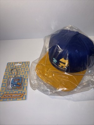 CHUCHU ROCKET SEGA DREAMCAST HAT & KEYCHAIN LOT LIMITED RUN GAMES CAP SNAPBACK