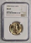 1994 1/2 OZ $10 Gold American Eagle NGC MS69 SKU02