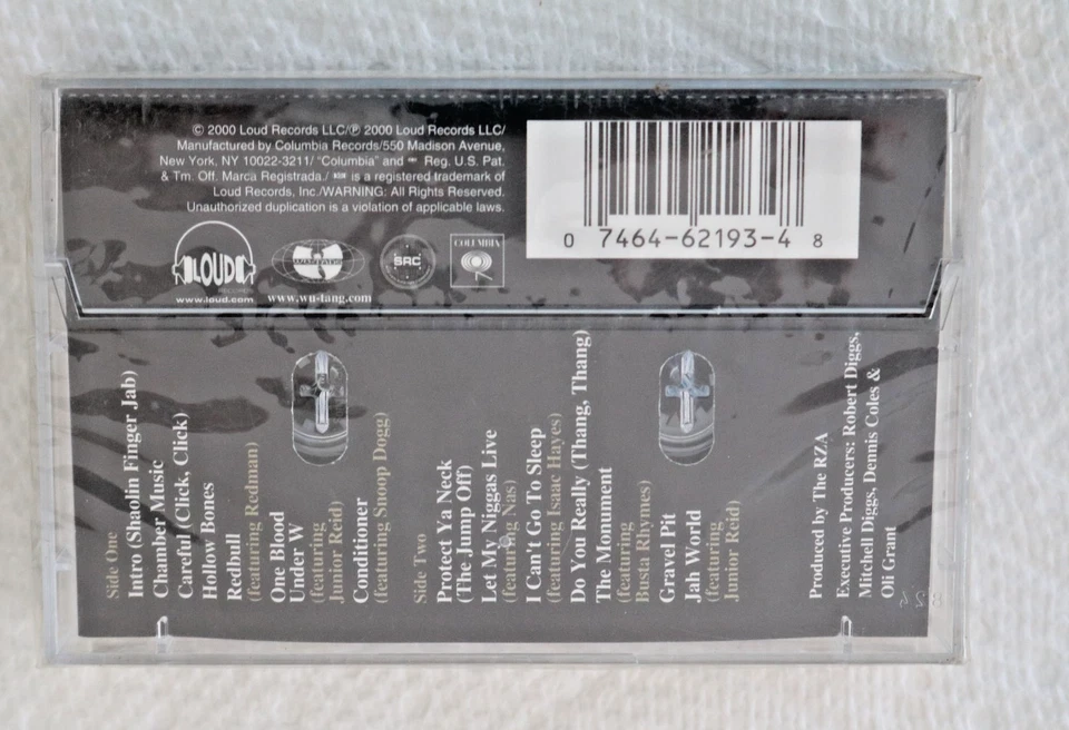 Wu Tang Clan The W - New Factory Sealed w/sticker - Image 2 of 2