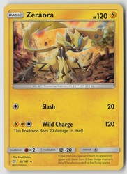 Zeraora 52/181 Holo Rare Team Up