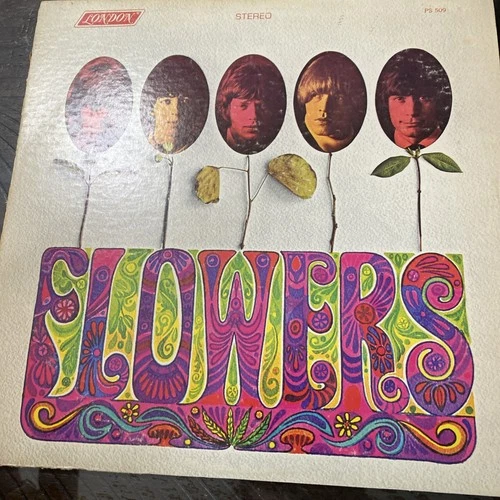 The Rolling Stones : Flowers First Press London LP Stereo 1967  W/ London Inner
