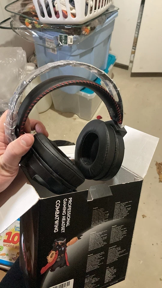 Combatwing Gaming Headset with Mic, Surround Sound, Wired, M180 PRO, Black - Image 3 of 4