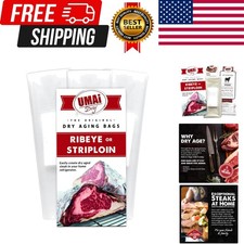 Aging Bag for Steaks, Pack of 3, Dry Age Bags for Meat, Ribeye & Striploin St...