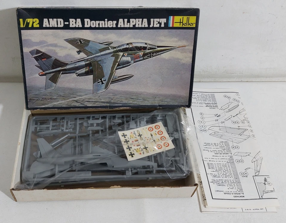 I133355 KIT HELLER 1/72 n. 257 - Aereo AMD-BA Dornier Alpha Jet - Immagine 3 di 4