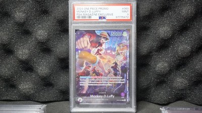 2024 One Piece EN Promo Monkey D. Luffy PSA Magazine Exclusive