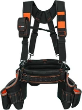 MELOTOUGH Pro Framer Combo System Tool Belt with Suspenders Large, Orange 