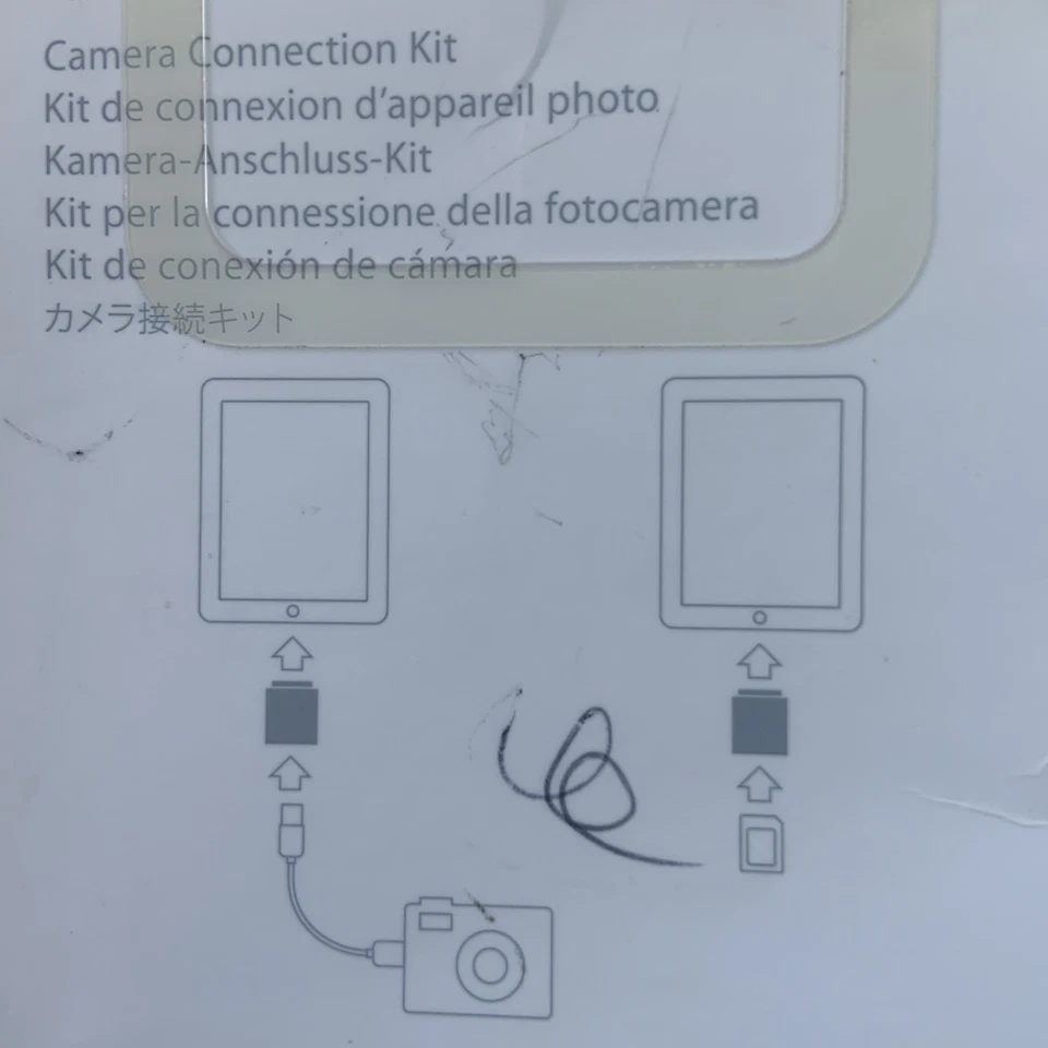 Genuine Apple iPad Camera Connection Kit MC531ZM/A A1362 A1358 30-Pin Adapter - Image 2 of 4