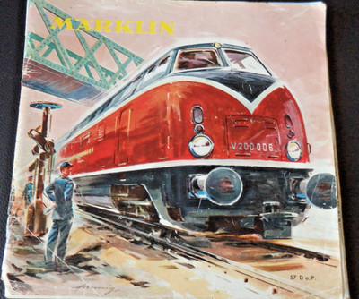 Märklin Katalog 1957 D o.P. Spur HO 57 Seiten