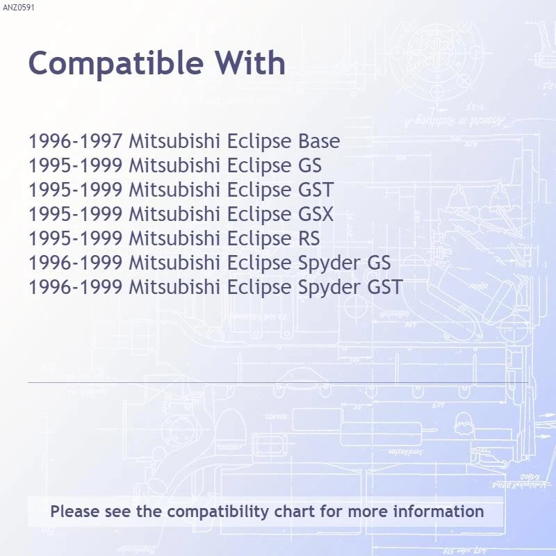 Conjunto de luz trasera de lente transparente negra para Mitsubishi Eclipse 1995-1999 Foto 3 de 3