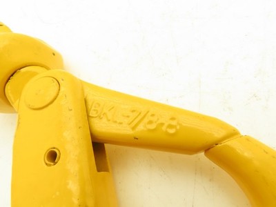 【新品未使用】 E.B Hook Eight × Vintage Yellow Heavy-Duty 8-Ton Weld-On Forged Anchor Hooks with Safety Latch