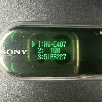 SONY WALKMAN NW-E407 1GB グリーン SONY NW-E407 Net Work Walkman MP3 Player 1GB Green Fully Tested