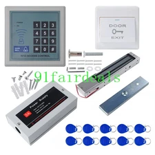 RFID Door Entry Security Access Control System Kit Set Magnetic Electronic Lock