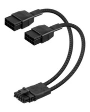 16AWG PCIE 5.0 GPU Power Extension Cable 12VHPWR 16 Pin 12 4 Male 0.3m/0.98ft