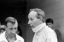 John Surtees Ferrari 158 Belgian GP at Spa Francorchamps Belgium J- Old Photo 5