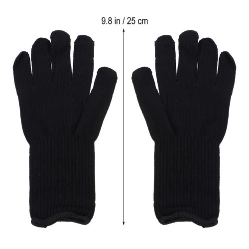 2 Pairs Anti Scald Gloves Hair Curler Heat Resistant Straightener Proof - Picture 3 of 12