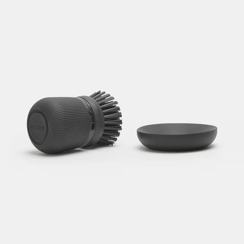 Spazzola per Lavare i Piatti con Dispenser Sapone BRABANTIA Lavapiatti Stoviglie, fotografia 5 di 6