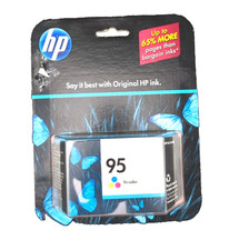 GENUINE HP 95 Tri-Color Single Ink Cartridge NOS Sealed C8766WN EXP 3/13 NEW OEM