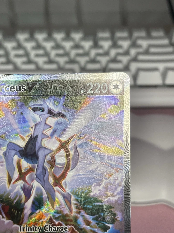 Pokemon TCG NM/M Arceus V 166/172 Brilliant Stars  - Image 3 of 4