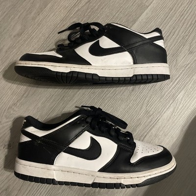 Nike Dunk Low Panda Black/White Womens 6 Or GS Kids Size 5Y US (CW1590-100)