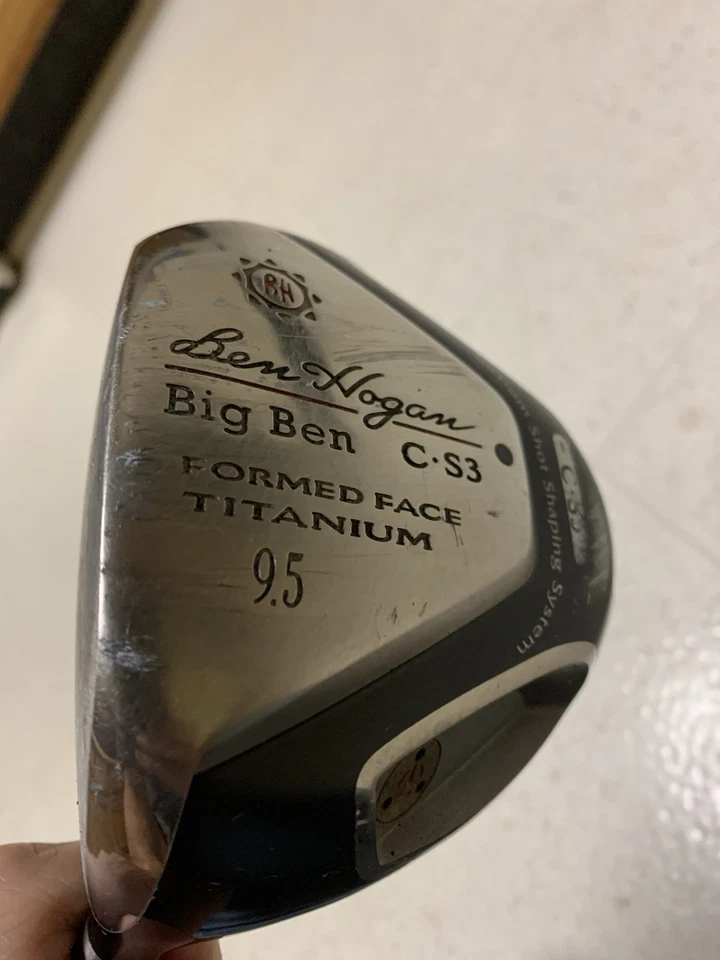 Ben Hogan Big Ben C-S3 Titanium 9.5* Driver 70 Stiff Graphite Shaft Mens 46” LH - Image 3 of 4
