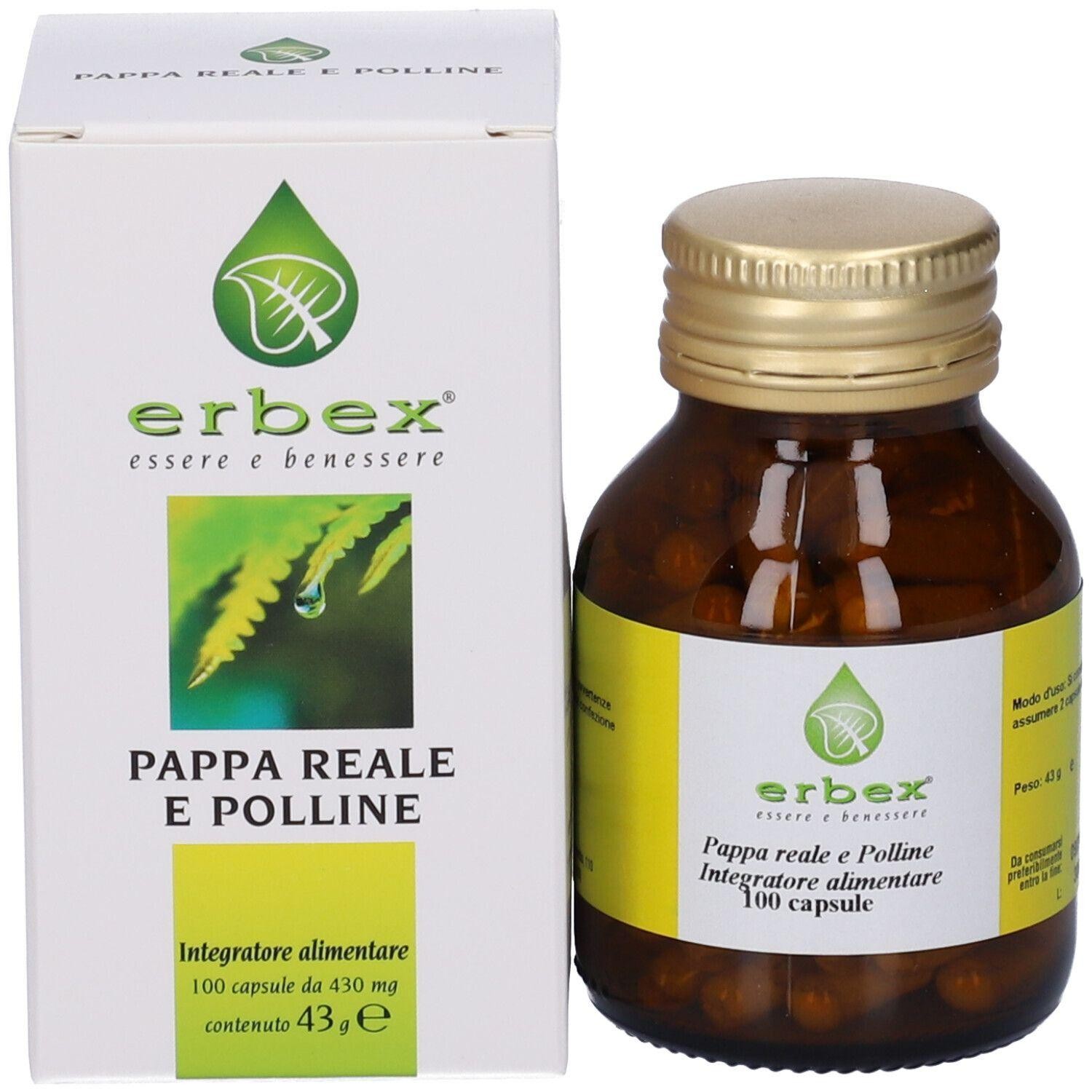 Erbe - Pappa Reale e Polline 100 capsule da 430mg