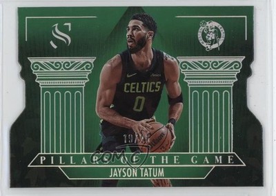 2024-25 Panini Silhouette Pillars of the Game Cracked Ice 19/25 Jayson Tatum 1o2