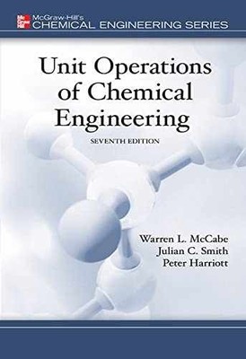 Unit Operations of Chemical - Hardcover, by McCabe Warren; Smith - Very Good b