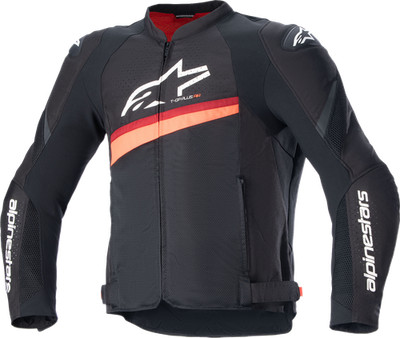 Alpinestars T-GP Plus R v4 Airflow Jacket Black Red Fluo Large 3300624-1030-L