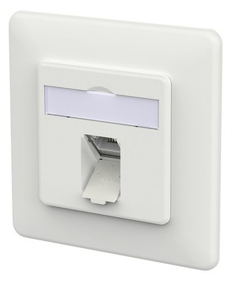 METZ CONNECT 130E371027-I E-DAT C6A LSA++ 1 Port UP verkehrsweiss ...
